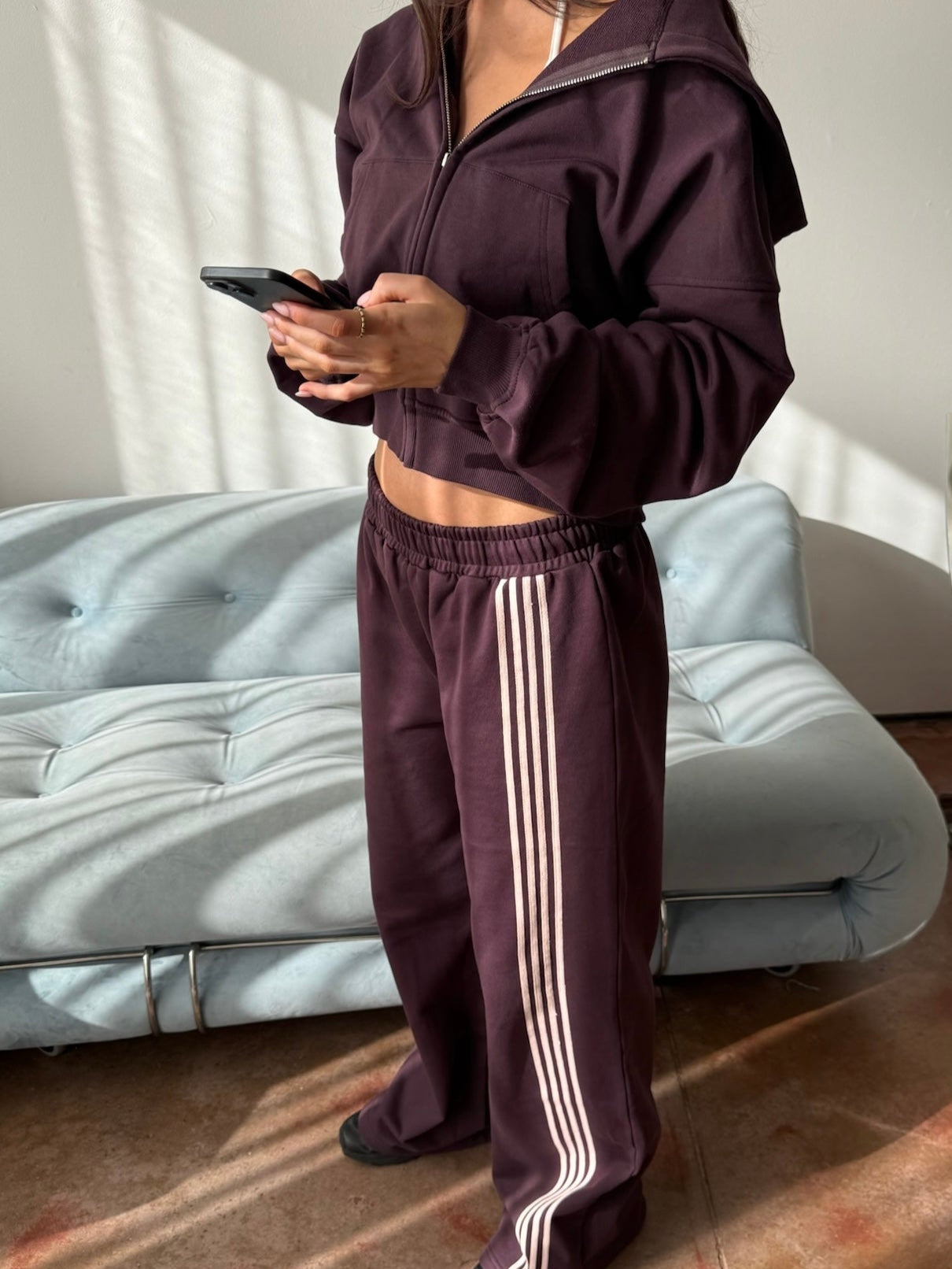 Tracksuit Set - Plum