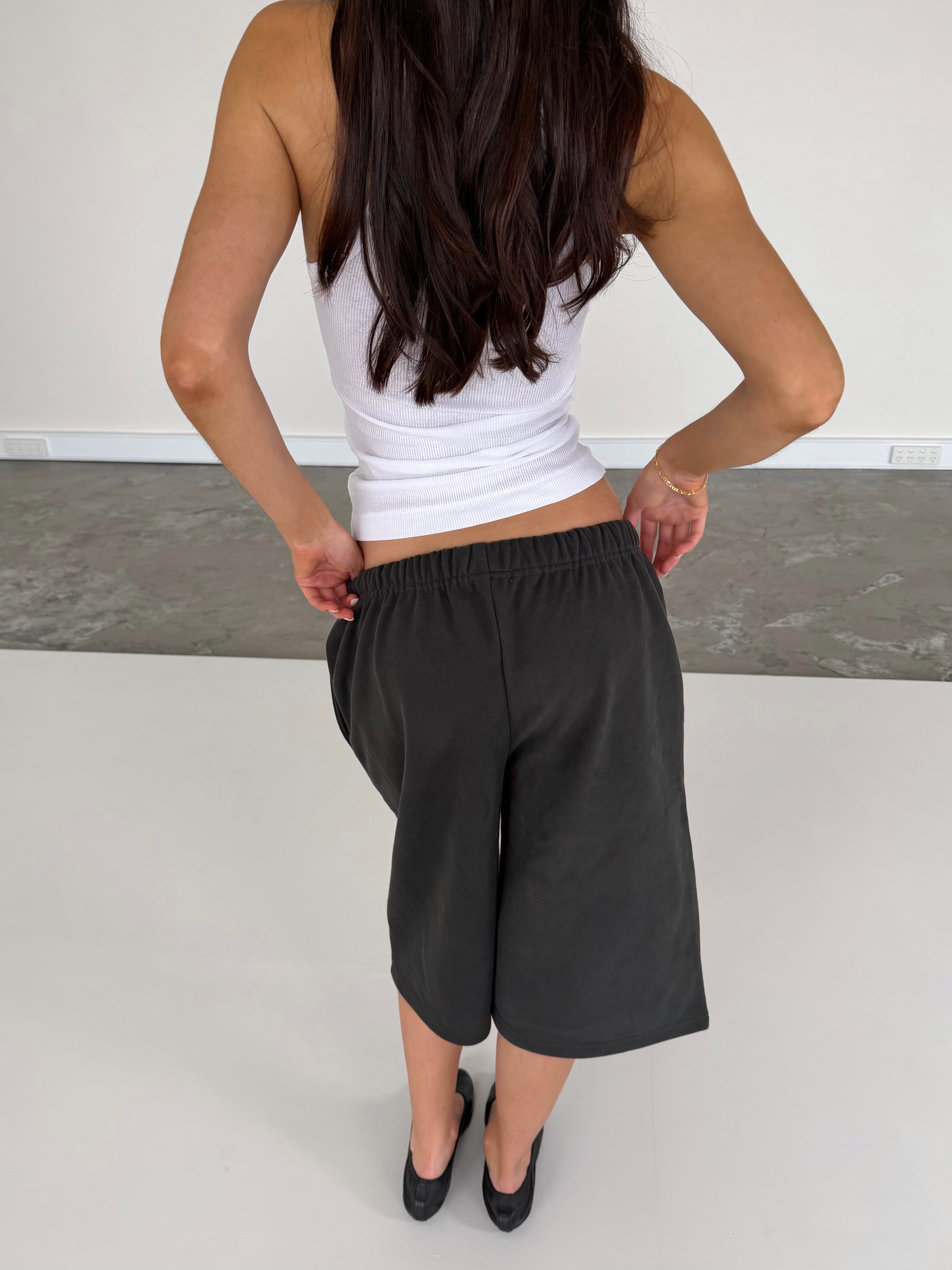 Track Shorts - Vintage Black