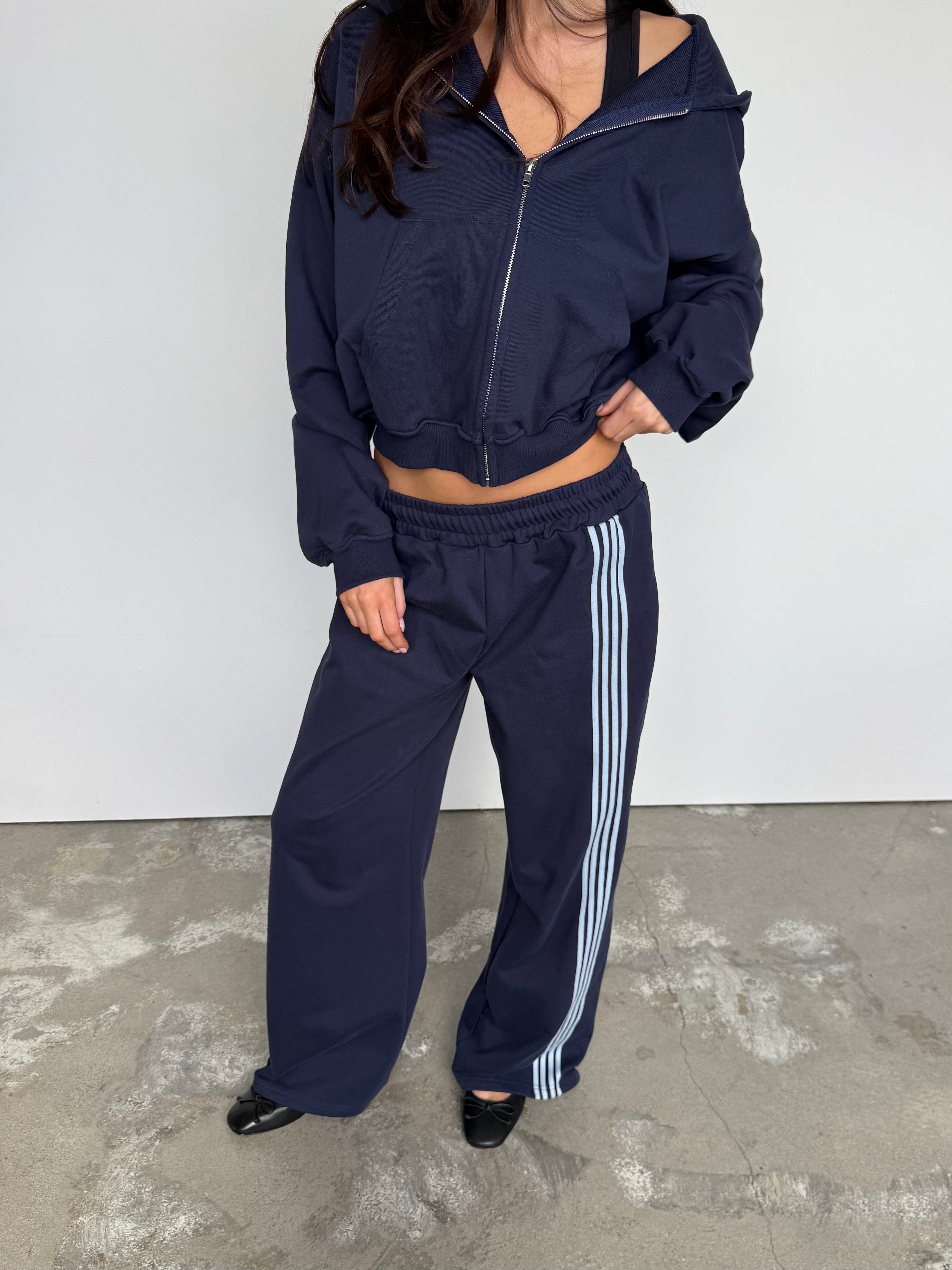 Tracksuit Set - Navy