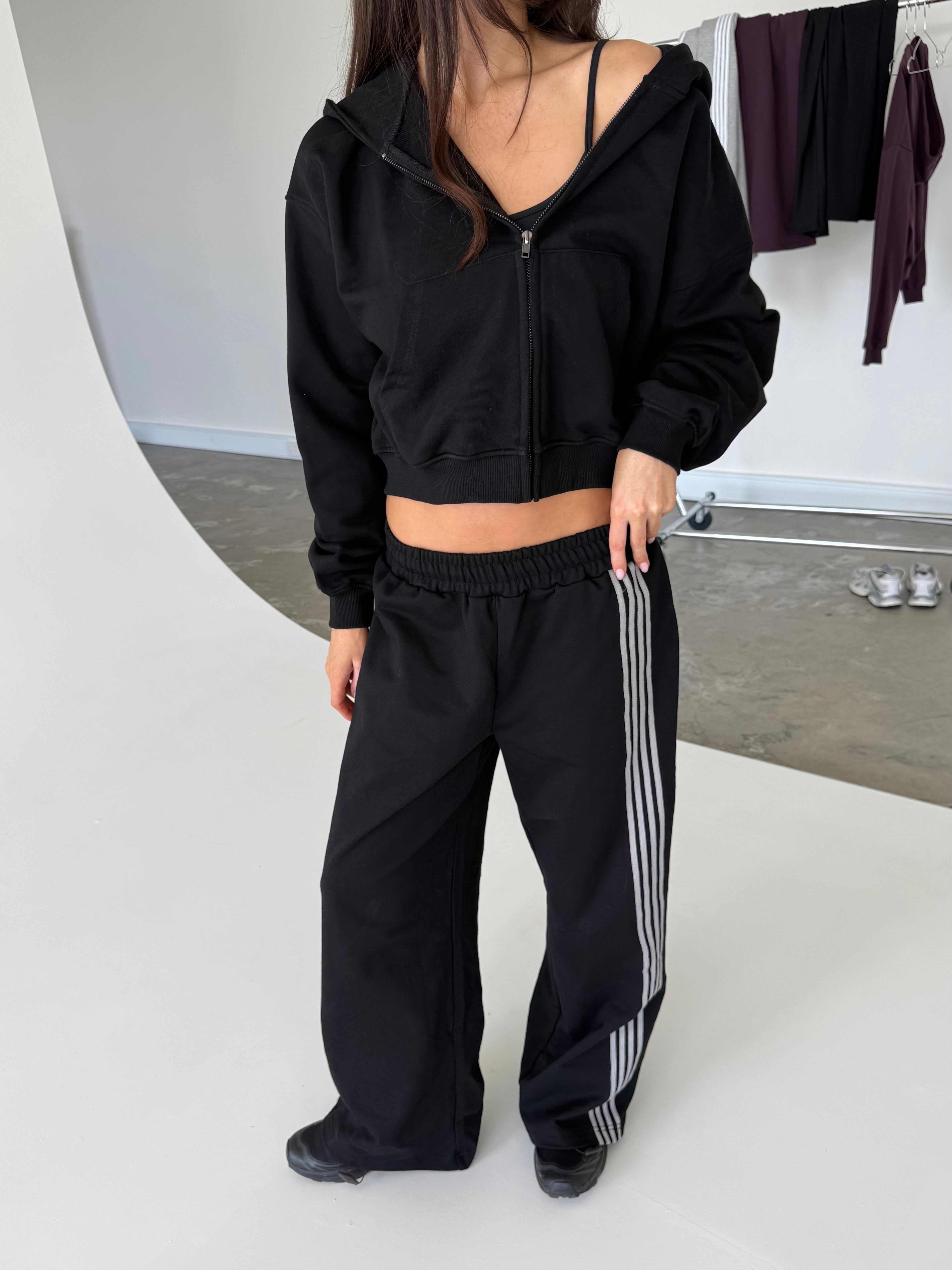 Everyday Zip Hoodie - Black