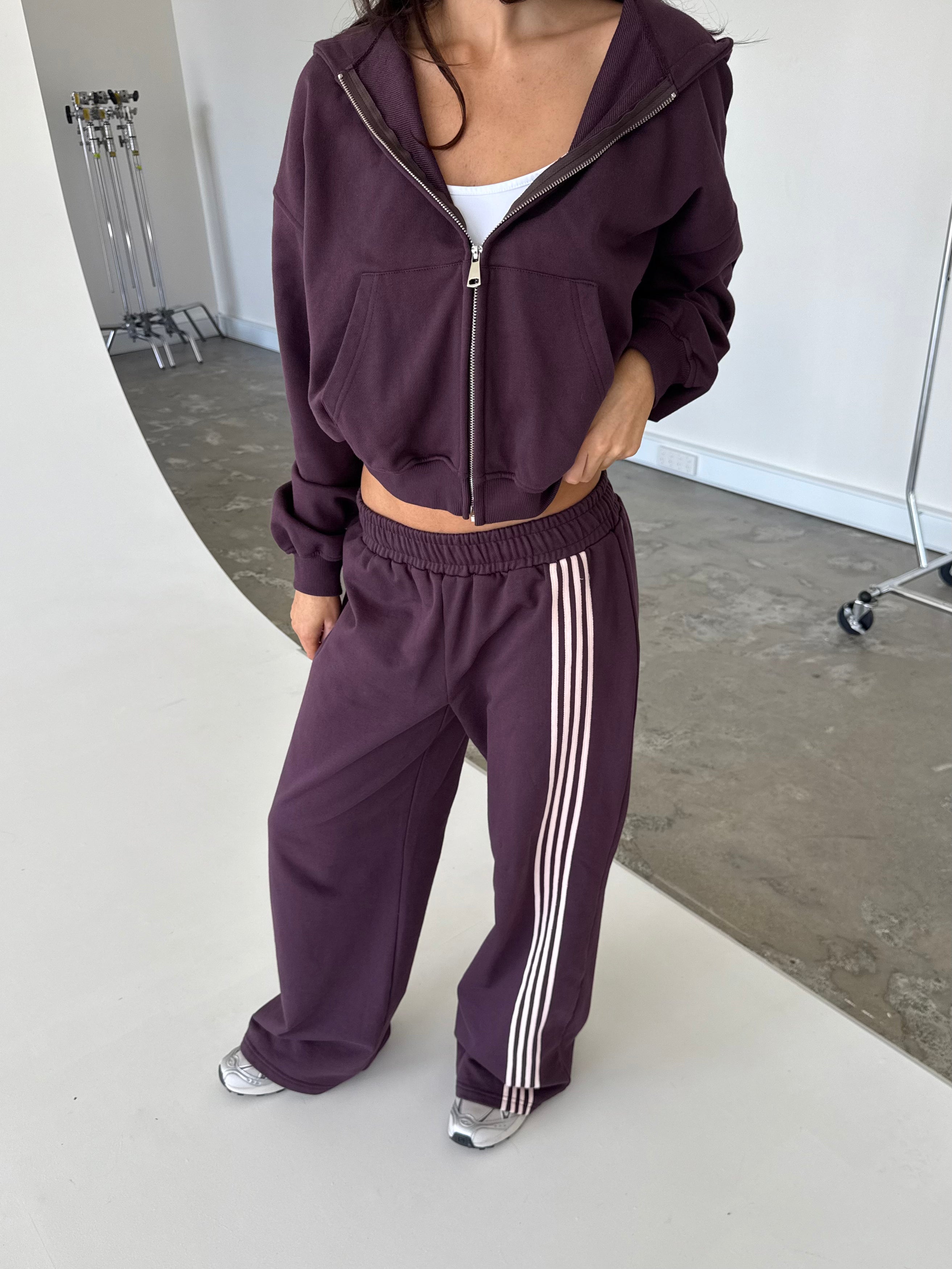 Tracksuit Set - Plum
