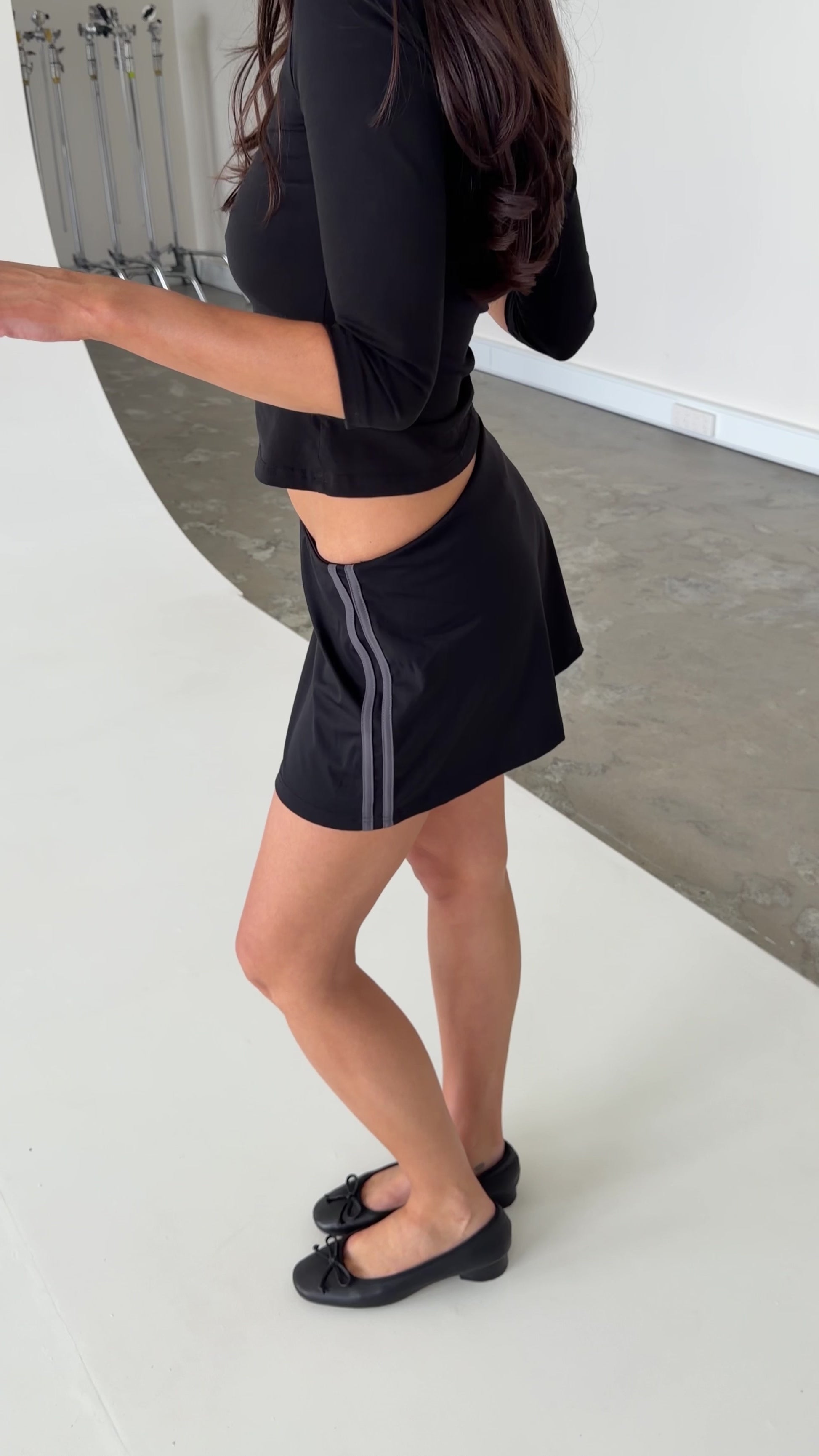 Load video: Signature Skirt - Black
